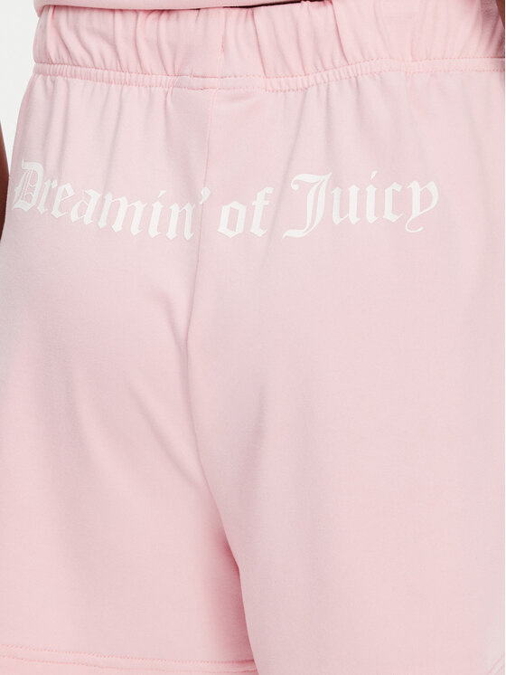 Juicy Couture Juicy Couture Pantaloni scurți sport Dream Of Shrt JCLHS125506 Roz Regular Fit