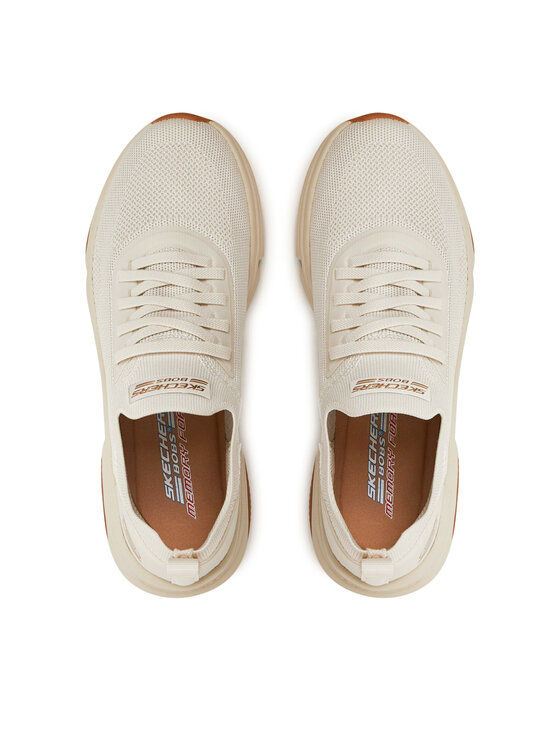 Skechers Skechers Sneakersy Bobs Sport Sparrow Flex - Instant Clout 117580/OFWT Biela
