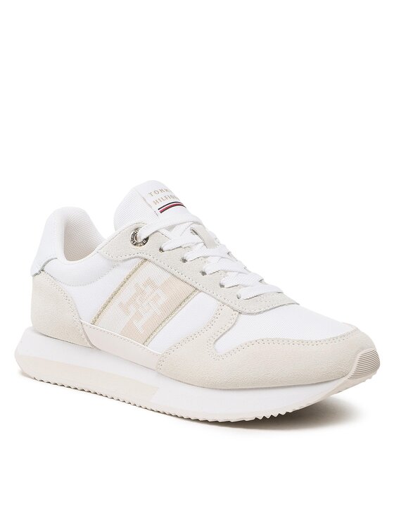 Tommy Hilfiger Tommy Hilfiger Tenisice Runner With Th Webbing FW0FW06948 Bijela