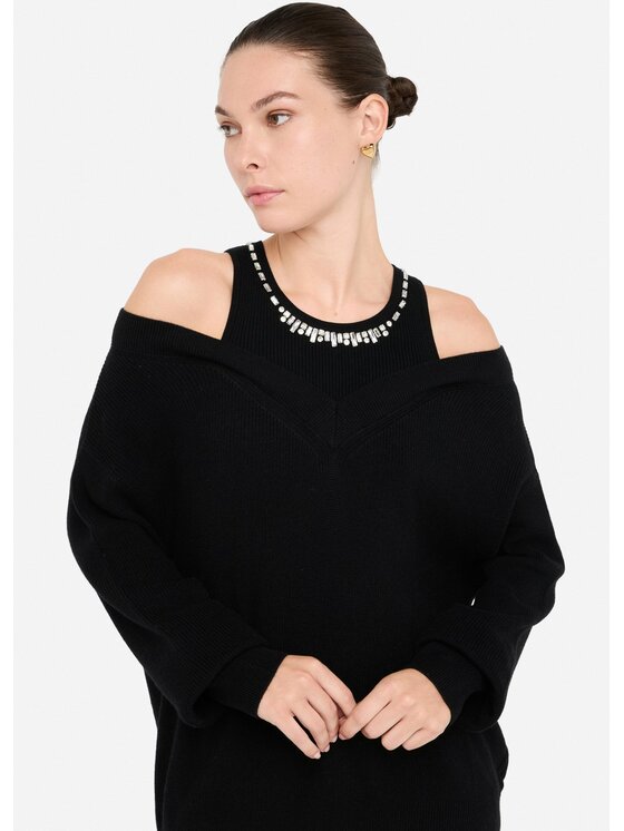 Liu Jo Liu Jo Maglione MF5126MA85Q22222 Nero Regular Fit