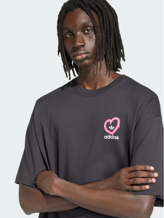 adidas adidas T-Shirt 164256 Czarny Oversize