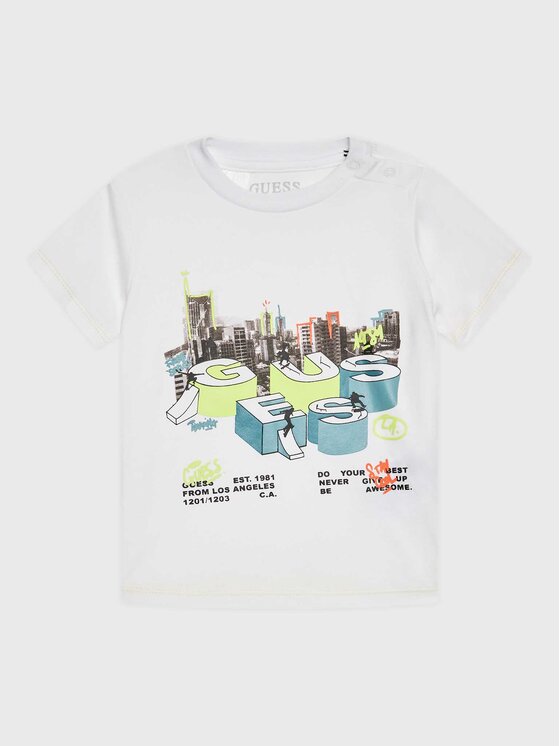 Guess Guess Komplet t-shirt i spodnie I3RG18 K6YW0 Kolorowy Regular Fit