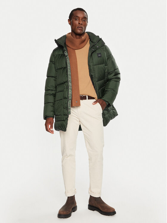 Calvin Klein Calvin Klein Zimné bundy K10K113465 Zelená Regular Fit