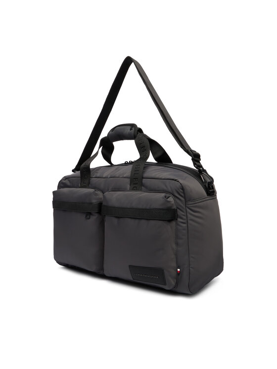 Tommy Hilfiger Tommy Hilfiger Torba weekendowa Th Repreve Duffle AM0AM14008 Szary