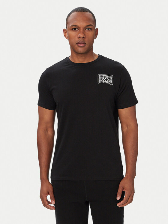 Kappa Tricou 322P14W Negru Regular Fit
