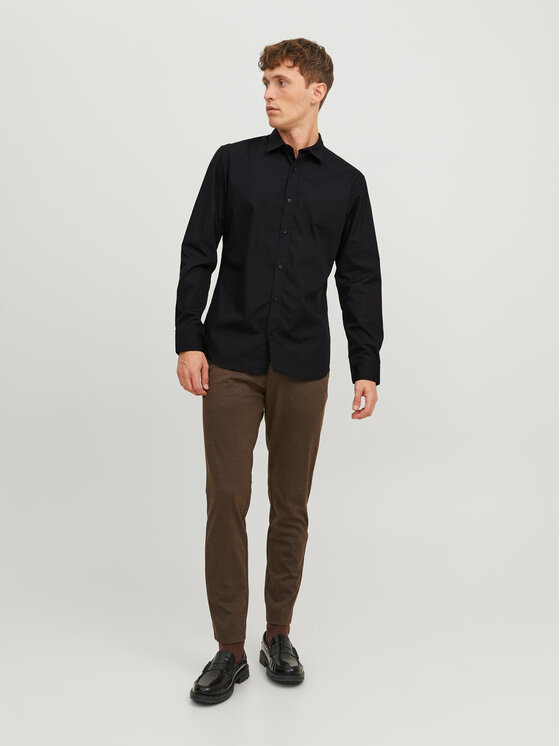 Jack & Jones Jack & Jones Camicia 12187222 Nero Slim Fit