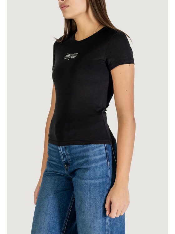 Tommy Jeans Tommy Jeans T-shirt DW0DW21841 Nero Casual Fit