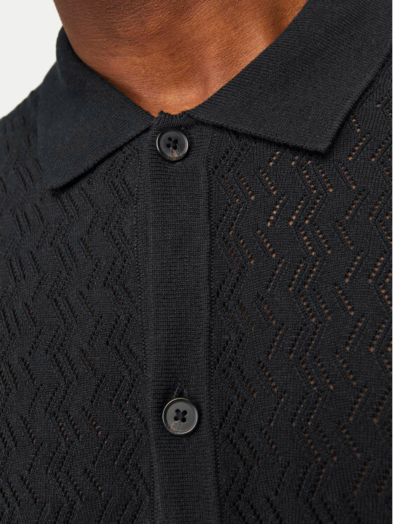 Jack&Jones Jack&Jones Marškiniai Jornoto 12255011 Juoda Regular Fit