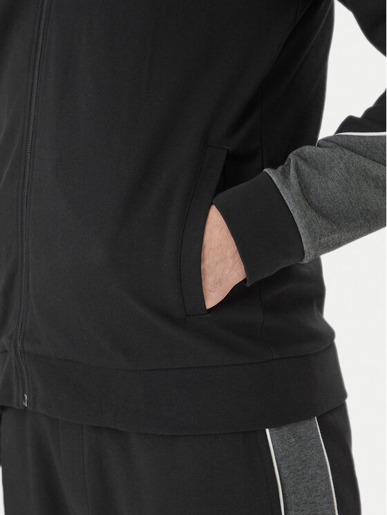 BOSS BOSS Bluză 50554793 Negru Regular Fit