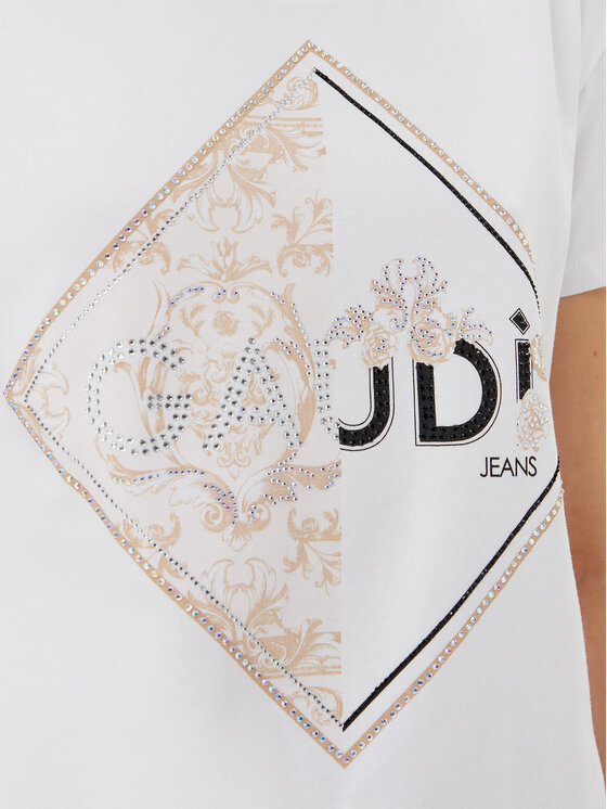 Gaudi Gaudi T-shirt 511BD64039 Bijela Regular Fit