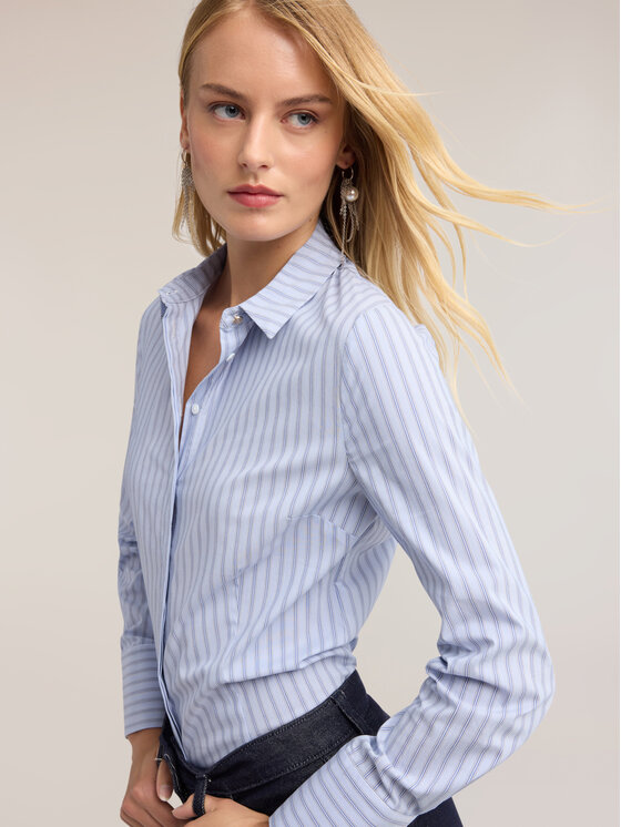 Motivi Motivi Camicia 5082Q101006N0R4 Turchese Regular Fit