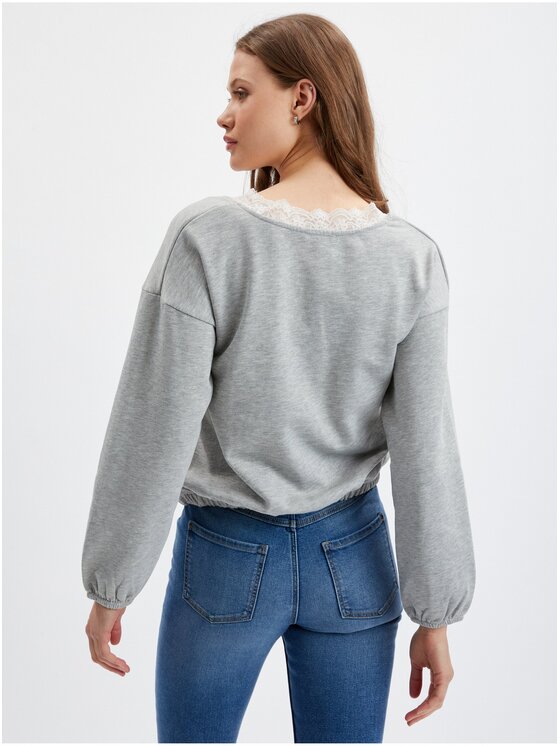 Orsay Orsay Bluza 175082-692000__L Szary Regular Fit