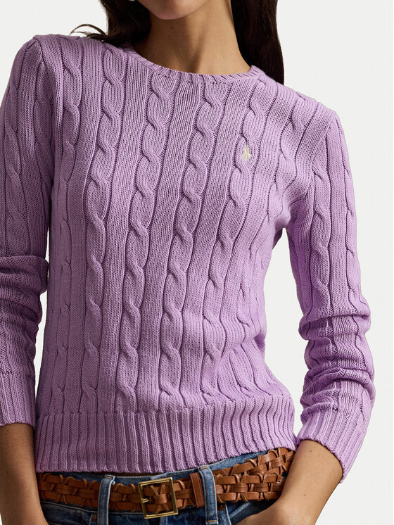 Polo Ralph Lauren Polo Ralph Lauren Svetr 211971869505 Fialová Slim Fit