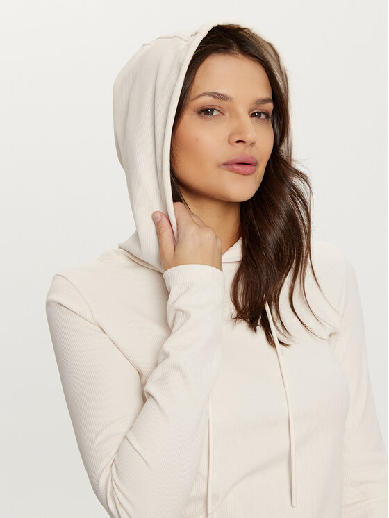 Guess Guess Felpa V5RQ06 KCLH0 Écru Regular Fit