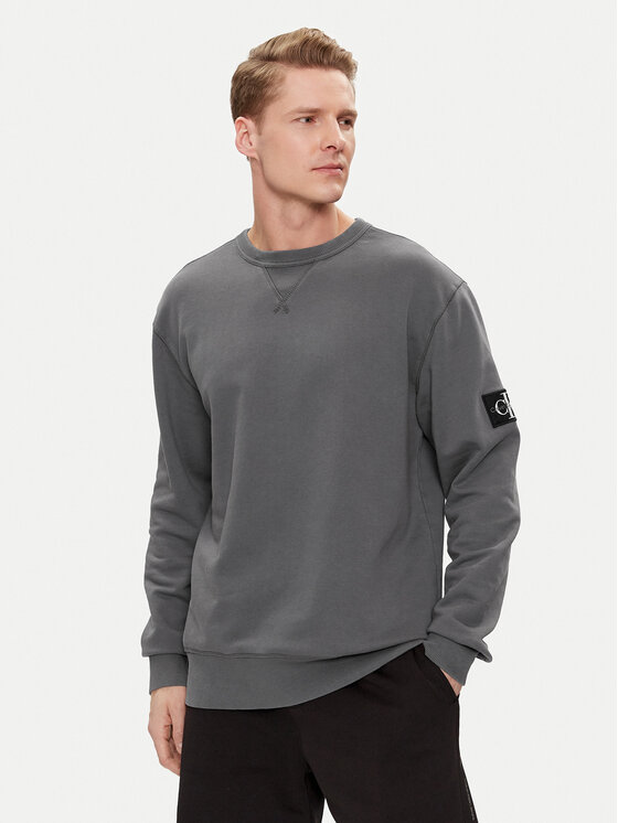 Calvin Klein Jeans Bluză J30J325145 Gri Regular Fit