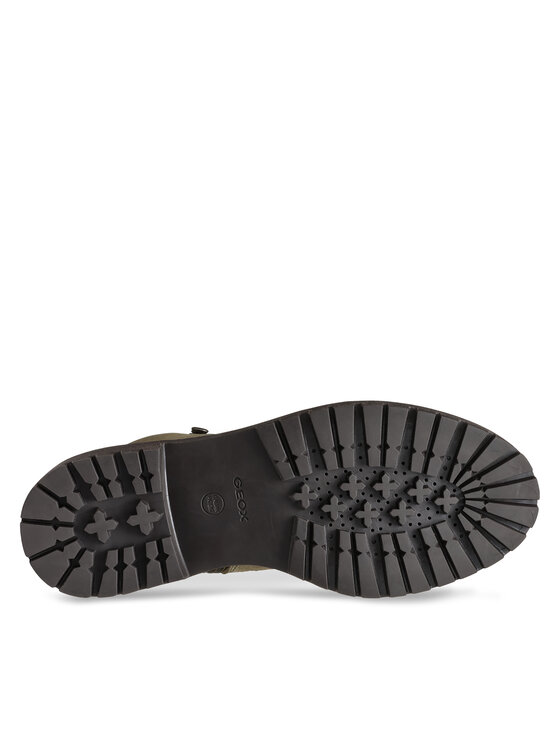 Geox Geox Polokozačky D Iridea D16HRF 00022 C3704 Khaki