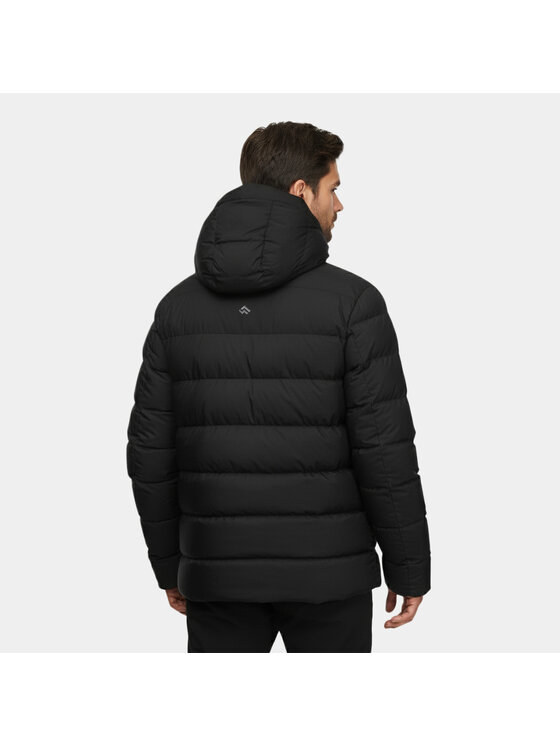 Alpinus Alpinus Kurtka zimowa Furggen Czarny Reglan Fit