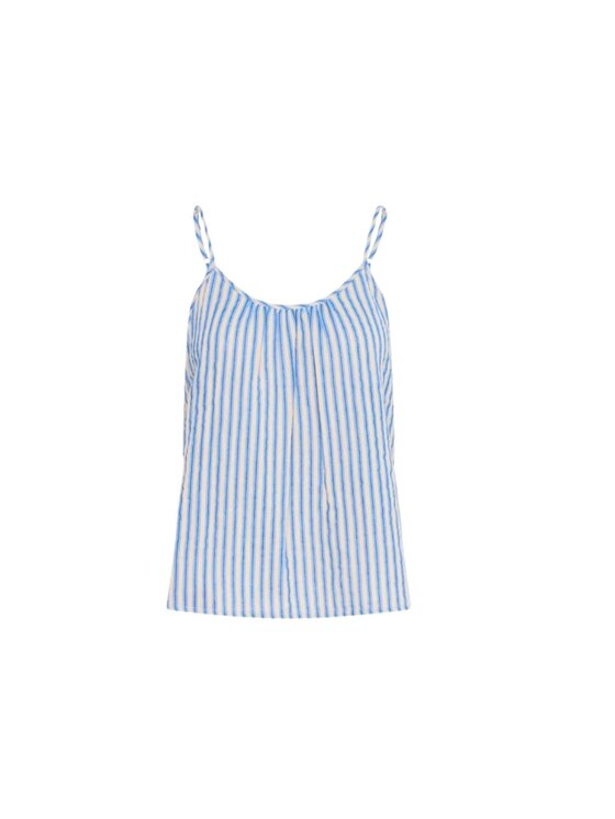 ICHI ICHI Top Top donna ia foxa striped to Celeste Regular Fit