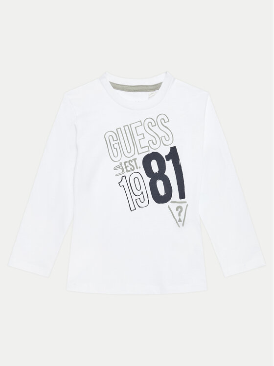 Guess Blúzka N4BI18 I3Z14 Biela Regular Fit