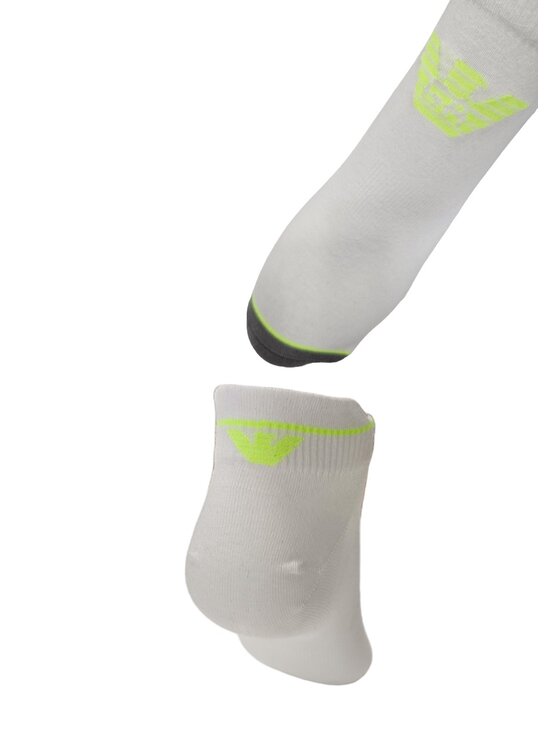 Emporio Armani Underwear Emporio Armani Underwear Calzini corti Short socks -Emporio Armani - Sneaker Socks Bianco