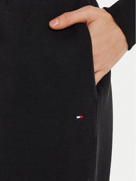 Tommy Hilfiger Tommy Hilfiger Долнище анцуг Essential WW0WW45966 Черен Regular Fit