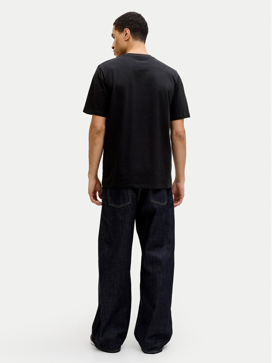 Jack & Jones Jack & Jones Póló Honolulu 12288088 Fekete Regular Fit