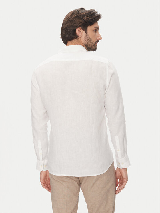 Marc O'Polo Marc O'Polo Košeľa 524 7428 42460 Biela Shaped Fit