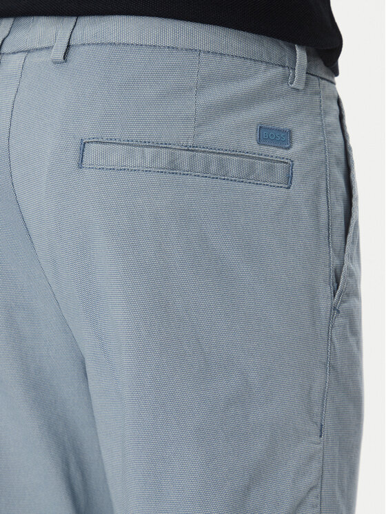 BOSS BOSS Spodnie materiałowe H-Kane 50540906 Błękitny Regular Fit