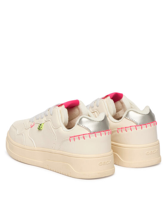 Geox Geox Sneakers J Lestrella Girl J56NLC 000BC C1M1W D Écru
