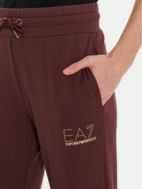 EA7 Emporio Armani EA7 Emporio Armani Spodnji del trenirke 8NTP66 TJ9RZ 1755 Rjava Regular Fit