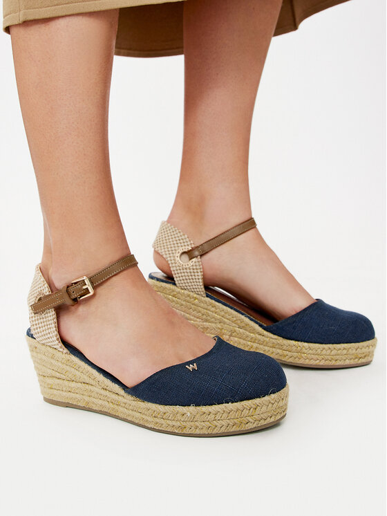 Wrangler Wrangler Еспадрильї Bela Women Semi Wedge 20241055 Cиній