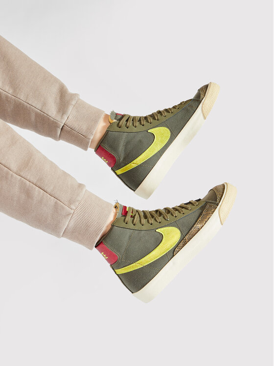 nike blazer homme verte