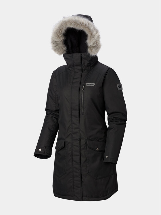 Columbia Columbia Zimní bunda Suttle Mountain™ Long Insulated Jacket Černá Regular Fit
