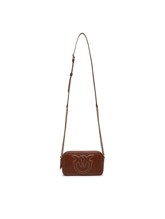 PINKO Pinko Torbica Pelle Bottalata 103799 Smeđa