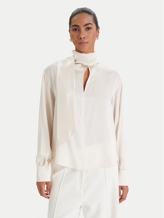 MAX&Co. MAX&Co. Μπλουζάκι Pascia 2616111051200 Εκρού Regular Fit