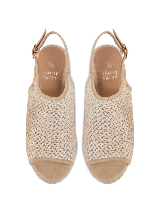 Jenny Fairy Jenny Fairy Espadryle LS4514-34 Beżowy