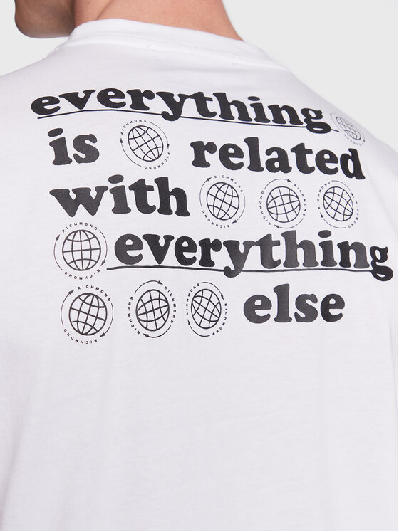 John Richmond John Richmond T-shirt UMP23086TS Bianco Regular Fit