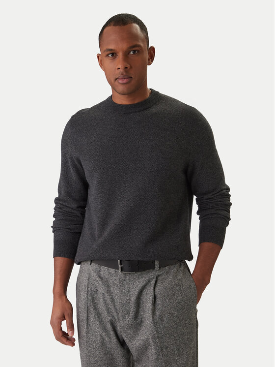 BOSS BOSS Светр H-Hestro 50549986 Чорний Regular Fit