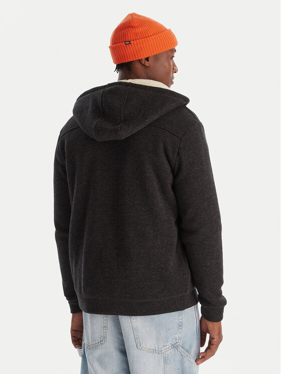 Quiksilver Quiksilver Demisezoninė striukė Keller Sherpa EQYFT05112 Juoda Regular Fit