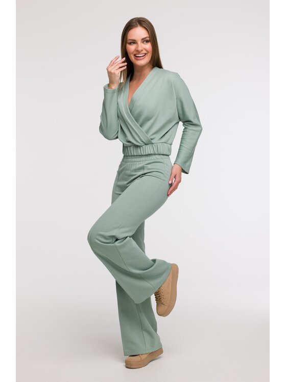 BeWear BeWear Mikina B292 Zelená Comfortable Fit