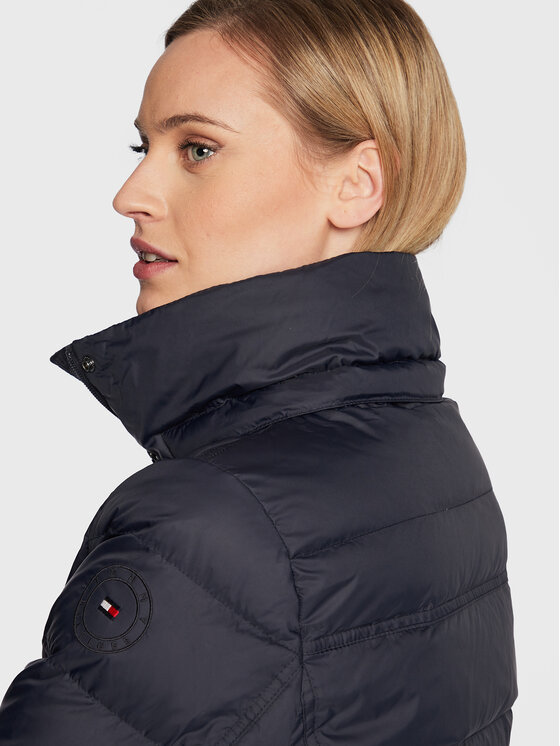 Tommy Hilfiger Tommy Hilfiger Pehelykabát Tyra WW0WW37486 Sötétkék Regular Fit
