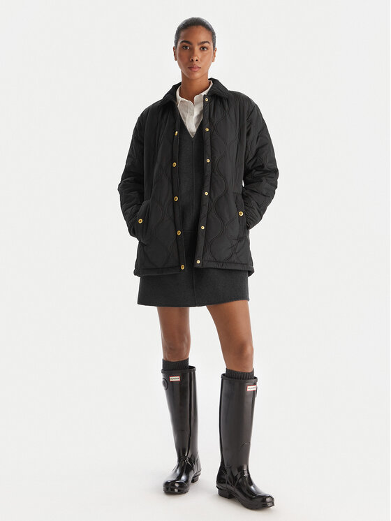 Hunter Hunter Átmeneti kabát Witton HARW0004252 Fekete Regular Fit