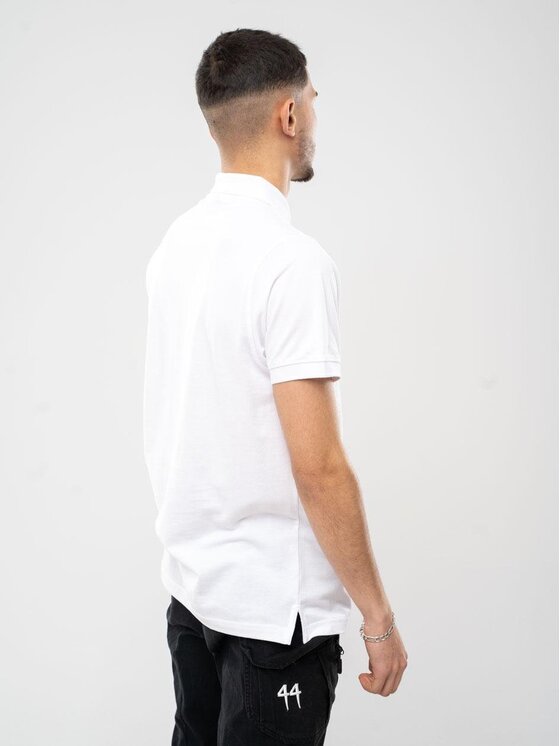 Jigga Wear Jigga Wear Polo Koszulka Polo Z Krótkim Rękawem Męska Biała Jigga Wear Mini Crown L Biały Regular Fit