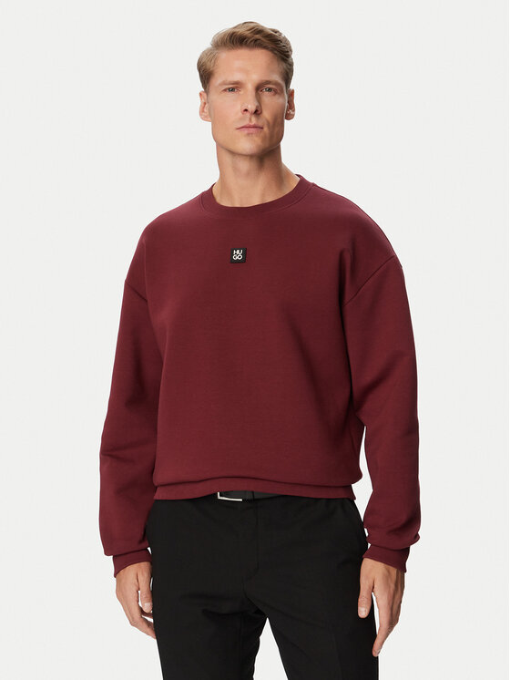 HUGO HUGO Pluus Dettil  50533689 Bordoopunane Relaxed Fit