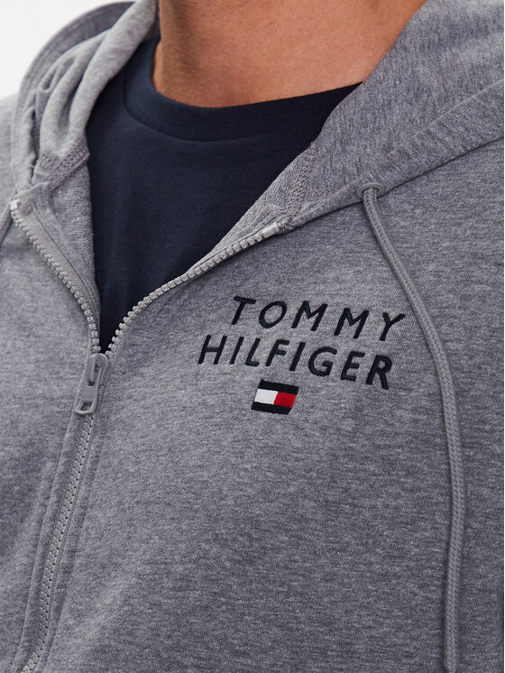 Tommy Hilfiger Tommy Hilfiger Bluza UM0UM02879 Szary Regular Fit