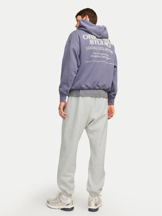 Jack&Jones Jack&Jones Donji dio trenerke Bill Urban Edge 12263026 Siva Relaxed Fit