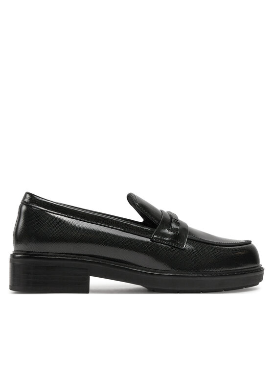 Calvin Klein Calvin Klein Сліпери Loafer W/M Bar Saff Lth HW0HW02076 Чорний