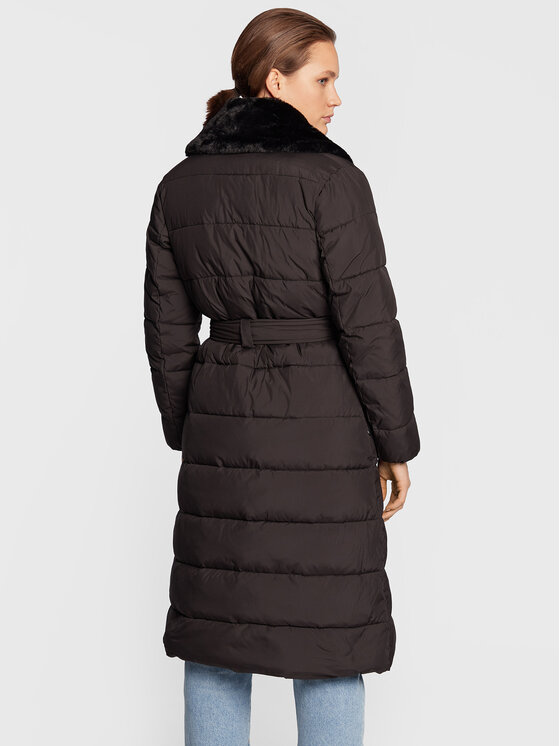 TWINSET TWINSET Palton 222TT2230 Negru Regular Fit