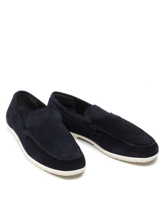 Calvin Klein Calvin Klein Mokaszin Driving Shoe Sue HM0HM00433 Sötétkék