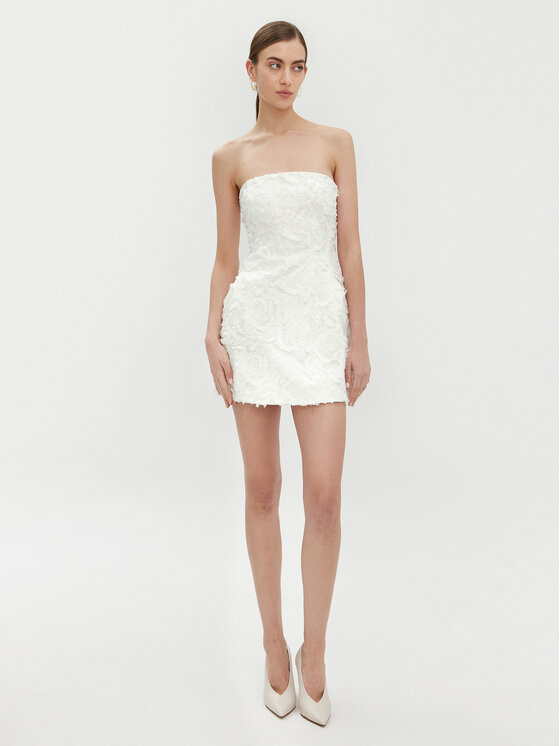BARDOT BARDOT Coctailkleid 59333DB2 Weiß Regular Fit